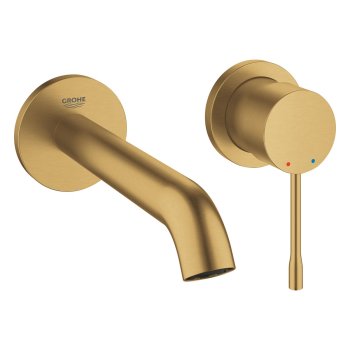 Baterie pentru lavoar GROHE Essence, încastrată, pentru boxă, pipă 183 mm, Brushed Cool Sunrise